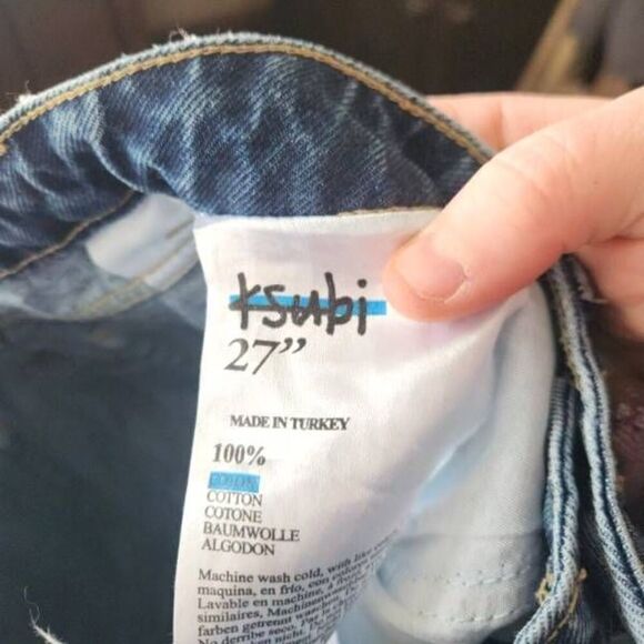 Ksubi Brooklyn Stella Slashed Jeans / Size 27 - Picture 3 of 5